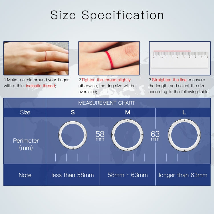 JAKCOM R5 Smart Ring Multifunction Smart Wear Ring, Size:L - free shipping - PMC TechLife - Order now!
