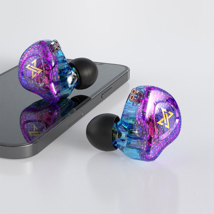 QKZ AK6 MAX In-ear Dynamic Subwoofer Wire-controlled Earphone, Version:with Mic Version(Colorful) - In Ear Wired Earphone by QKZ | Online Shopping South Africa | PMC Jewellery