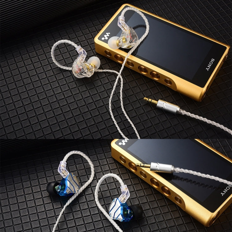 QKZ A1 Four-strand Silver-plated Wired Earphone - In Ear Wired Earphone by QKZ | Online Shopping South Africa | PMC Jewellery