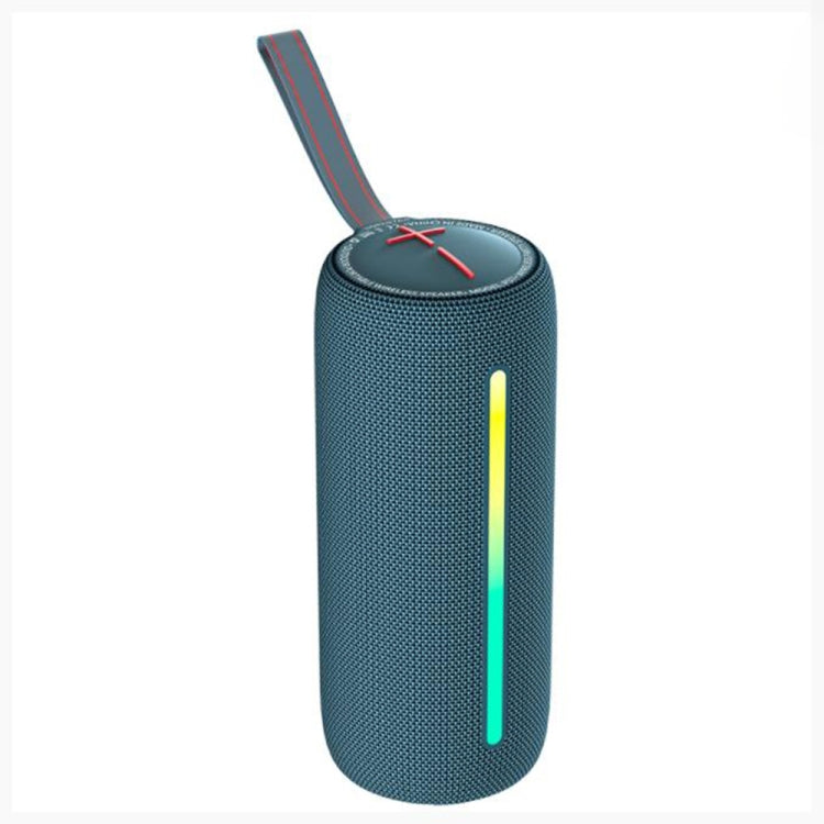 HOPESTAR P37 Outdoor Portable RGB Light Waterproof Wireless Bluetooth Speaker(Blue) - free shipping - PMC TechLife - Order now!