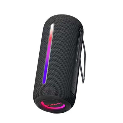 HOPESTAR P39 Outdoor Waterproof RGB Light Wireless Bluetooth Speaker(Black) - Waterproof Speaker by HOPESTAR | Online Shopping South Africa | PMC Jewellery | Buy Now Pay Later Mobicred