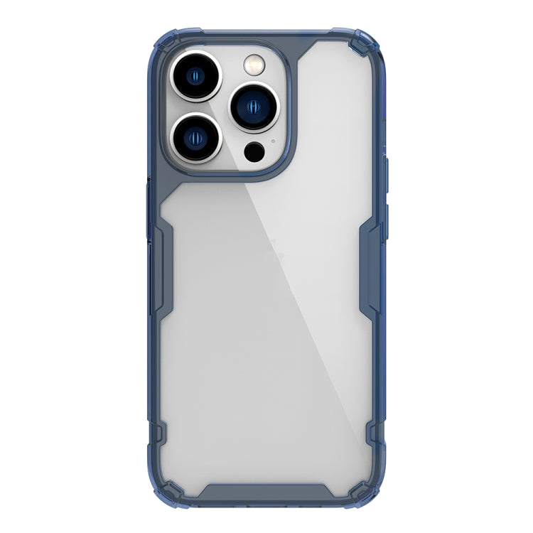 For iPhone 14 Pro NILLKIN Ultra Clear PC + TPU Phone Case(Blue) - iPhone 14 Pro Cases by NILLKIN | Online Shopping South Africa | PMC Jewellery