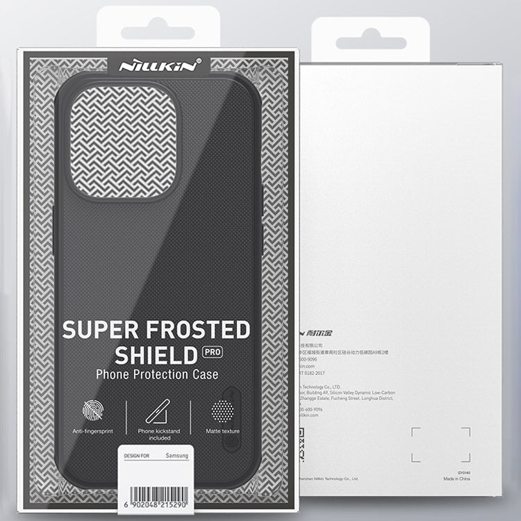 For iPhone 14 Pro NILLKIN Frosted Shield Pro PC + TPU Phone Case(Red) - iPhone 14 Pro Cases by NILLKIN | Online Shopping South Africa | PMC TechLife