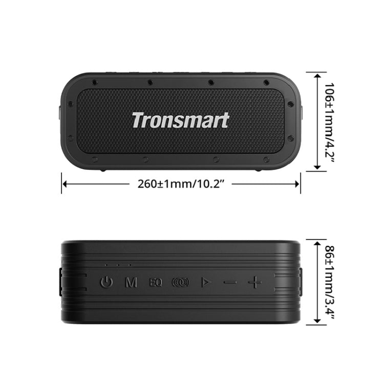 Tronsmart Force X 60W Portable Outdoor Waterproof Bluetooth 5.0 Speaker - Desktop Speaker by Tronsmart | Online Shopping South Africa | PMC Jewellery | Buy Now Pay Later Mobicred