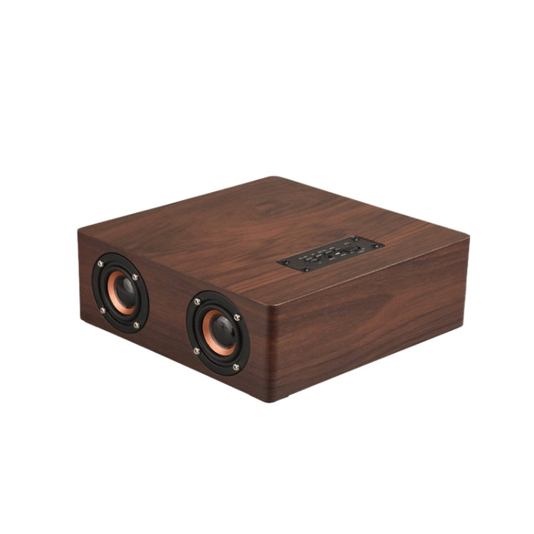 Q5 Home Computer TV Wooden Wireless Bluetooth Speaker(Black Walnut) - Desktop Speaker by PMC TechLife | Online Shopping South Africa | PMC TechLife