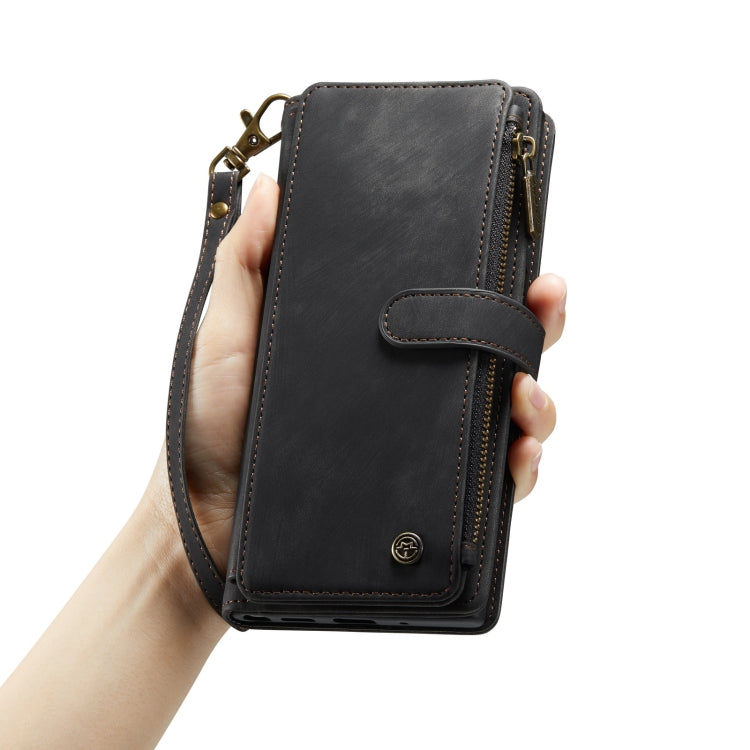 For iPhone 14 Plus CaseMe C30 Multifunctional Phone Leather Case (Black) - iPhone 14 Plus Cases by CaseMe | Online Shopping South Africa | PMC TechLife | Buy Now Pay Later Mobicred