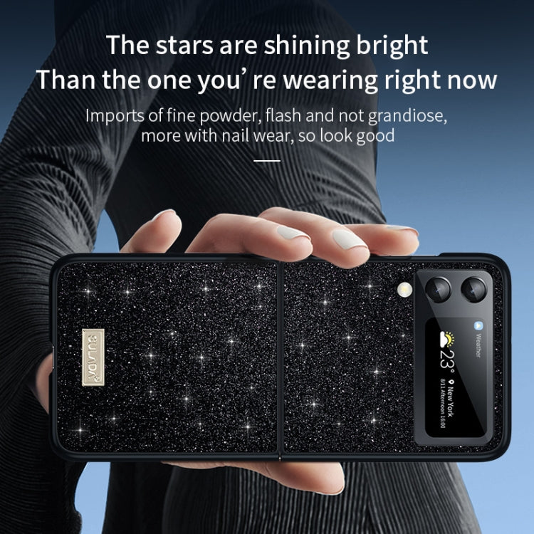 For Samsung Galaxy Z Flip4 SULADA Shockproof TPU + Handmade Leather Phone Case(Colorful) - free shipping - PMC TechLife - Order now!