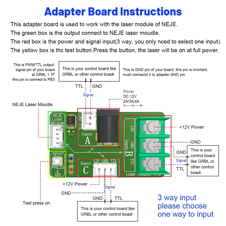NEJE A40640 15W 450nm Laser Engraver Module Kits - free shipping - PMC TechLife - Order now!