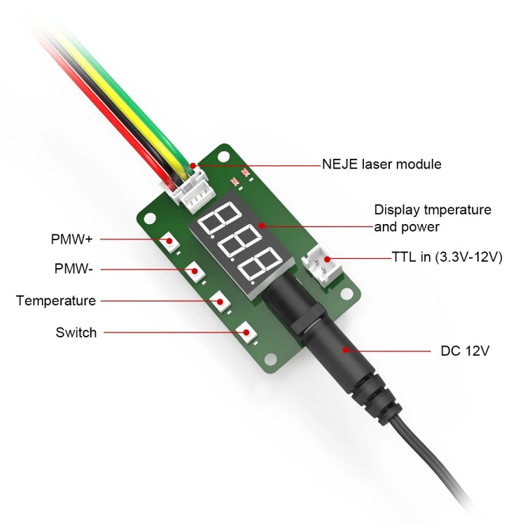 NEJE A40640 15W 450nm Laser Engraver Module Kits - free shipping - PMC TechLife - Order now!