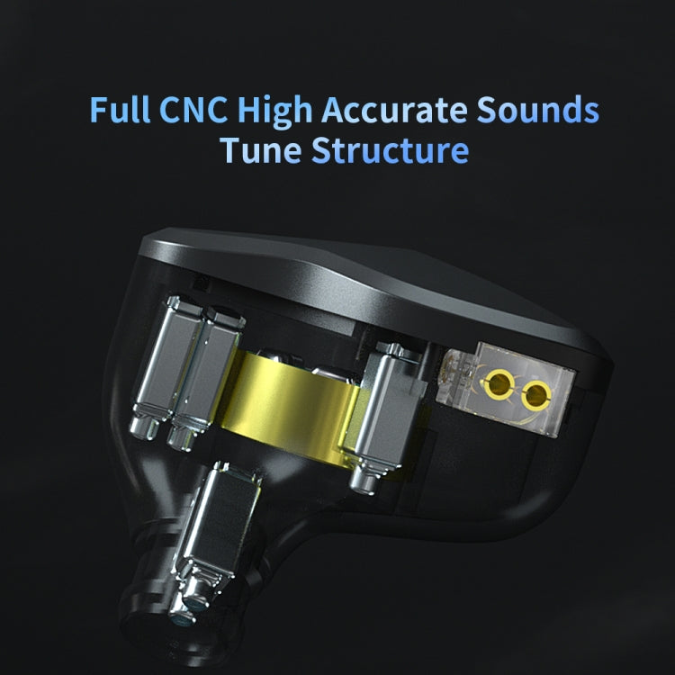 CVJ-CSN In-Ear Dual Magnetic Circuit Dynamic HIFI Wired Earphone, Style:Without Mic(Blue) - free shipping - PMC TechLife - Order now!