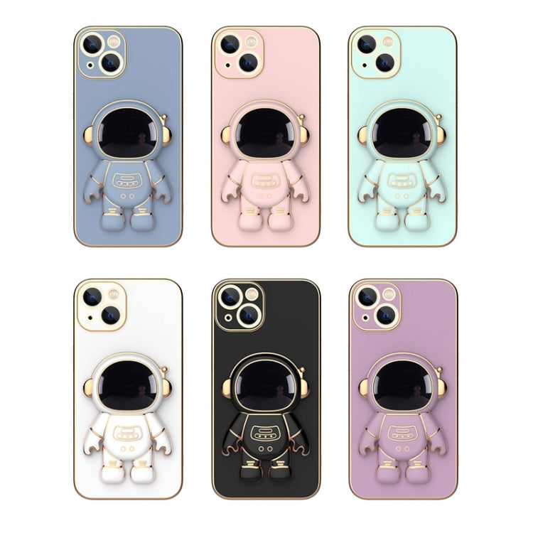For iPhone 14 Pro Max Plating Astronaut Holder Phone Case (Purple) - free shipping - PMC TechLife - Order now!