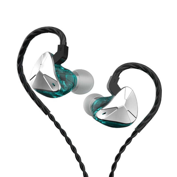 CVJ Demon Double Dynamic Coil HiFi Music Wired Earphone No Mic(Silver) - In Ear Wired Earphone by CVJ | Online Shopping South Africa | PMC Jewellery | Buy Now Pay Later Mobicred