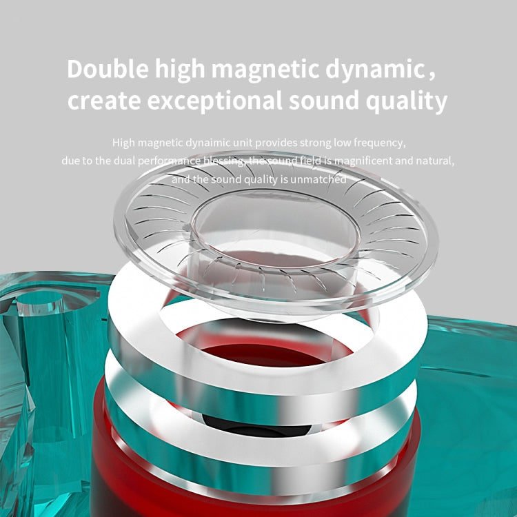CVJ Demon Double Dynamic Coil HiFi Music Wired Earphone With Mic(Silver) - free shipping - PMC TechLife - Order now!