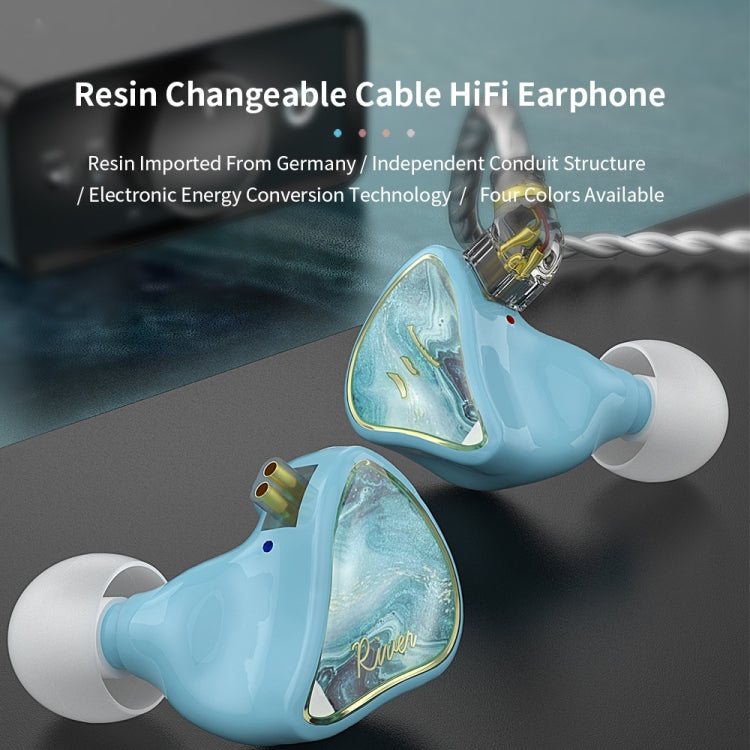 CVJ Hybrid Technology HiFi Music Wired Earphone No Mic(Moon) - In Ear Wired Earphone by CVJ | Online Shopping South Africa | PMC Jewellery | Buy Now Pay Later Mobicred