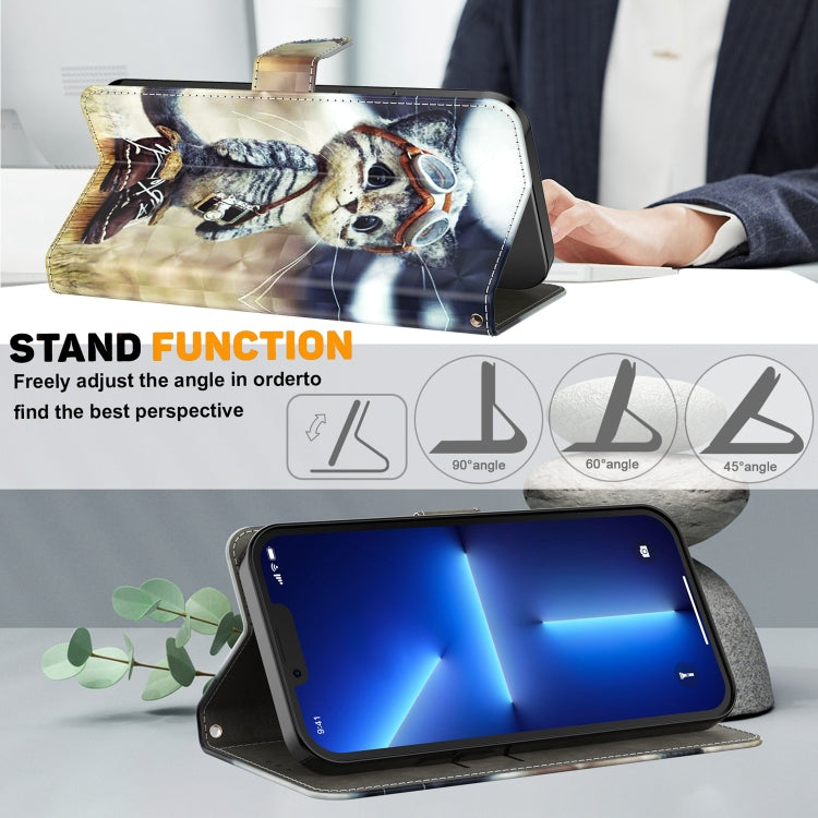 For Huawei P30 Lite / nova 4e 3D Painted Leather Phone Case(Naughty Cat) - free shipping - PMC TechLife - Order now!
