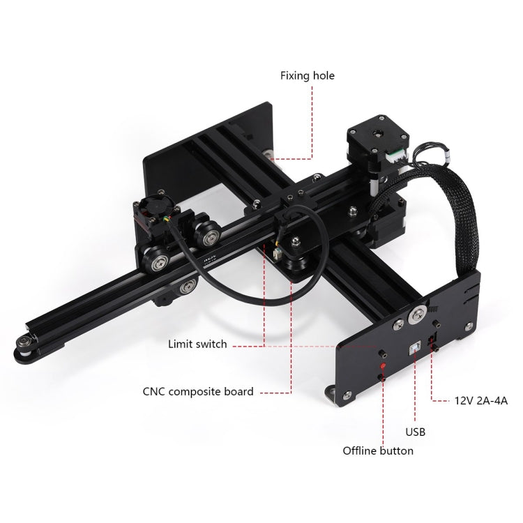 NEJE MASTER 3 Laser Engraver with N30820 Laser Module(EU Plug) - free shipping - PMC TechLife - Order now!