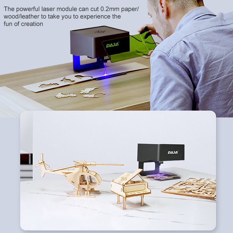 DAJA DJ6 Mini Laser CNC DIY Engraving Machine(UK Plug) - DIY Engraving Machines by DAJA | Online Shopping South Africa | PMC Jewellery | Buy Now Pay Later Mobicred