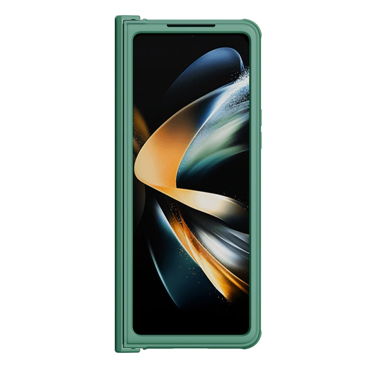 For Samsung Galaxy Z Fold4 NILLKIN Black Mirror Pro Series Camshield PC Phone Case, Simple Set(Green) - Galaxy Z Fold4 5G Cases by NILLKIN | Online Shopping South Africa | PMC Jewellery