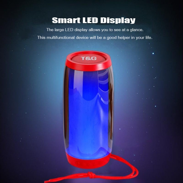 T&G TG335 1800mAh Portable Color LED Wireless Bluetooth Speaker(Black) - free shipping - PMC TechLife - Order now!