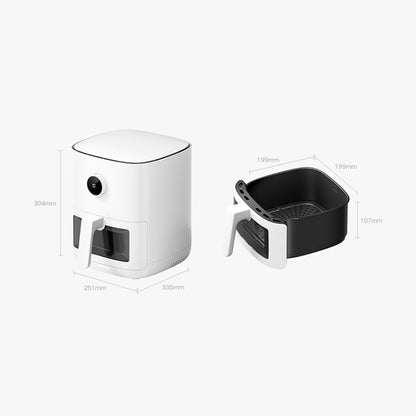 Original Xiaomi Mijia Smart Air Fryer Pro 4L OLED Screen Window Mijia APP Controlled, CN Plug - Electric Deep Fryers by Xiaomi | Online Shopping South Africa | PMC Jewellery | Buy Now Pay Later Mobicred