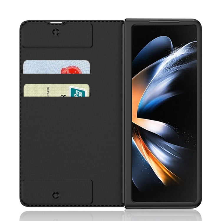 For Samsung Galaxy Z Fold4 GKK Armor Flip Leather Phone Case with Pen Slots(Black) - Galaxy Z Fold4 5G Cases by GKK | Online Shopping South Africa | PMC TechLife | Buy Now Pay Later Mobicred