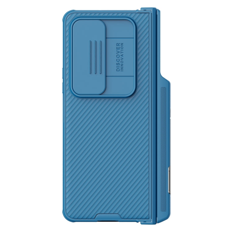 For Samsung Galaxy Z Fold4 5G NILLKIN Black Mirror Pro Series Camshield PC Phone Case with Pen Slot, Set Version(Blue) - Galaxy Z Fold4 5G Cases by NILLKIN | Online Shopping South Africa | PMC Jewellery | Buy Now Pay Later Mobicred