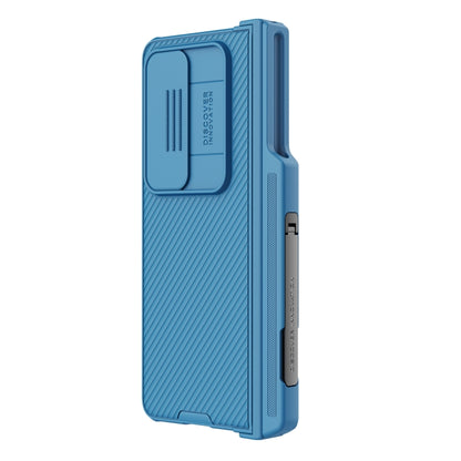 For Samsung Galaxy Z Fold4 5G NILLKIN Black Mirror Pro Series Camshield PC Phone Case with Pen Slot, Set Version(Blue) - Galaxy Z Fold4 5G Cases by NILLKIN | Online Shopping South Africa | PMC Jewellery | Buy Now Pay Later Mobicred