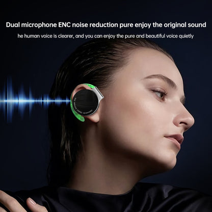 T&G F2 Ear Mount Waterproof Wireless Bluetooth Noise Reduction Earphone, Waterproof Level: IPX5(Black) - Bluetooth Earphone by T&G | Online Shopping South Africa | PMC Jewellery