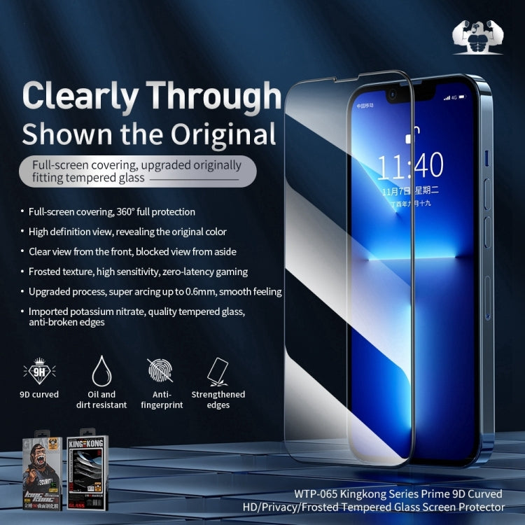 For iPhone 13 Pro Max WEKOME 9D Curved HD Tempered Glass Film - iPhone 13 Pro Max Tempered Glass by WK | Online Shopping South Africa | PMC TechLife