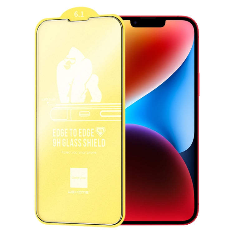For iPhone 14 Plus WEKOME 9D Curved Frosted Tempered Glass Film - iPhone 14 Plus Cases by WK | Online Shopping South Africa | PMC TechLife