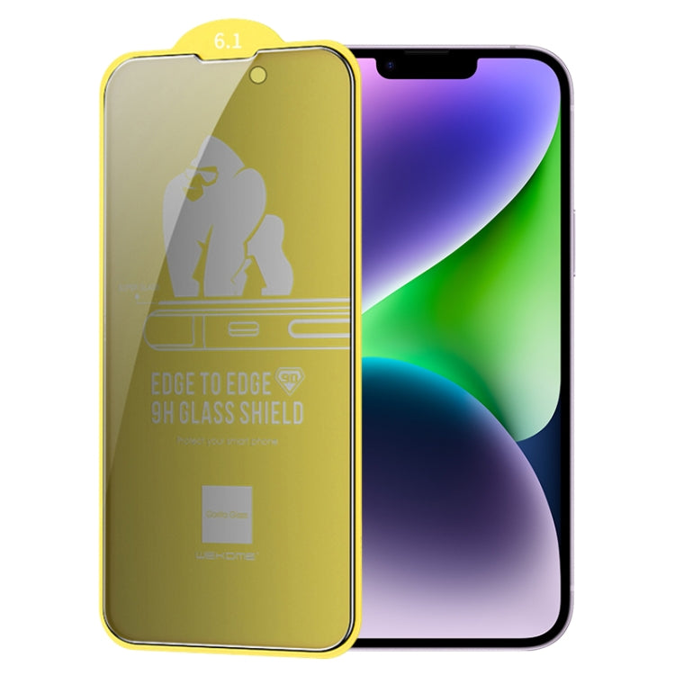 For iPhone 14 WEKOME 9D Curved Privacy Tempered Glass Film - iPhone 14 Tempered Glass by WK | Online Shopping South Africa | PMC TechLife