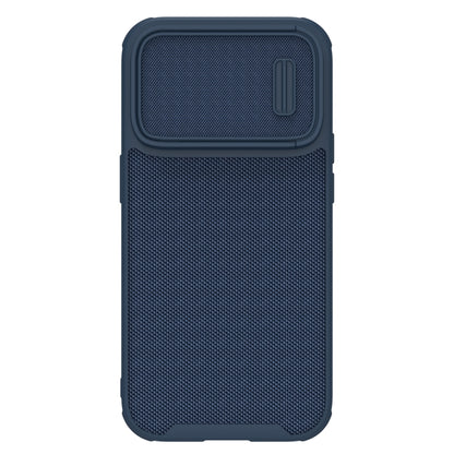 For iPhone 14 Pro Max NILLKIN 3D Textured Camshield PC + TPU Phone Case(Blue) - iPhone 14 Pro Max Cases by NILLKIN | Online Shopping South Africa | PMC Jewellery