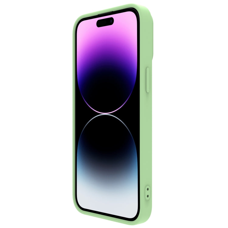 For iPhone 14 Pro Max NILLKIN CamShield Liquid Silicone Phone Case(Green) - iPhone 14 Pro Max Cases by NILLKIN | Online Shopping South Africa | PMC Jewellery