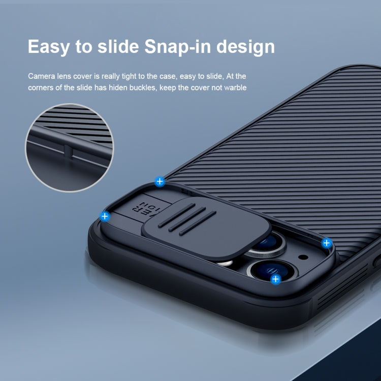 For iPhone 14 NILLKIN CamShield Pro Magnetic Magsafe Case(Black) - iPhone 14 Cases by NILLKIN | Online Shopping South Africa | PMC TechLife