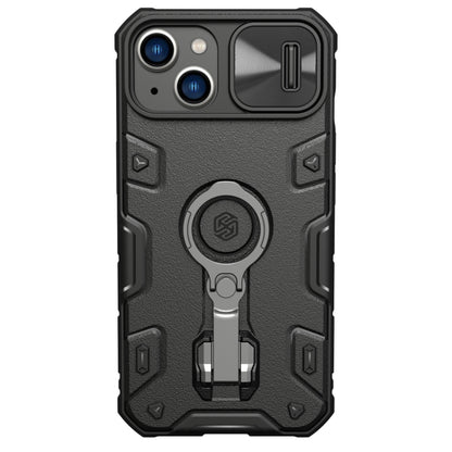 For iPhone 14 Plus  NILLKIN CamShield Armor Pro Magnetic Phone Case(Black) - iPhone 14 Plus Cases by NILLKIN | Online Shopping South Africa | PMC Jewellery