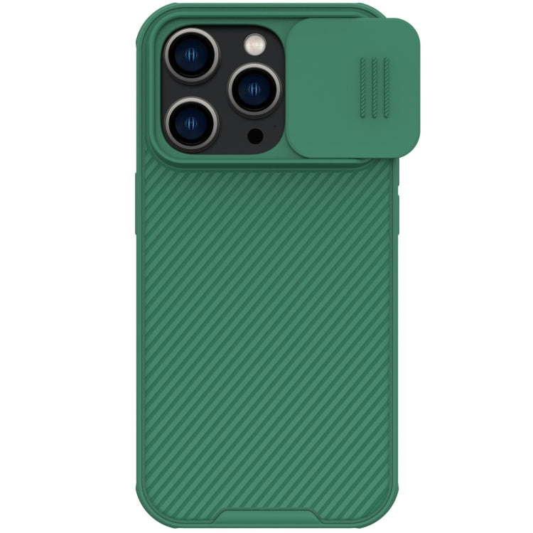 For iPhone 14 Pro Max NILLKIN CamShield Pro Protective Phone Case(Green) - iPhone 14 Pro Max Cases by NILLKIN | Online Shopping South Africa | PMC Jewellery