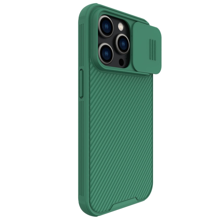 For iPhone 14 Pro Max NILLKIN CamShield Pro Protective Phone Case(Green) - iPhone 14 Pro Max Cases by NILLKIN | Online Shopping South Africa | PMC Jewellery