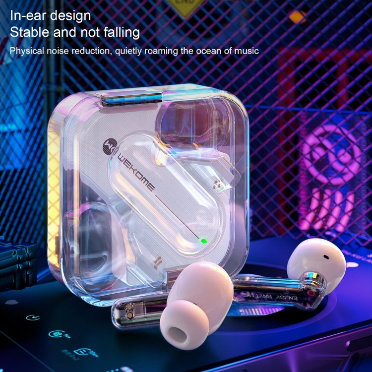 WEKOME V51 Vanguard Series Transparent Wireless Bluetooth Earphone(White) - Bluetooth Earphone by WK | Online Shopping South Africa | PMC Jewellery | Buy Now Pay Later Mobicred