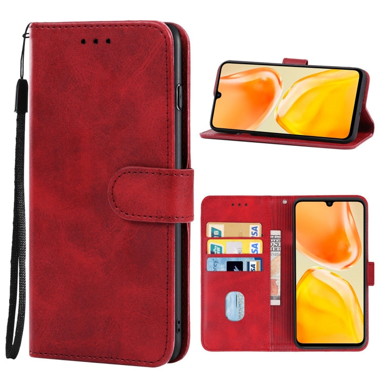 For vivo X80 Lite/V25 5G Leather Phone Case(Red) - vivo Cases by PMC Jewellery | Online Shopping South Africa | PMC Jewellery | Buy Now Pay Later Mobicred