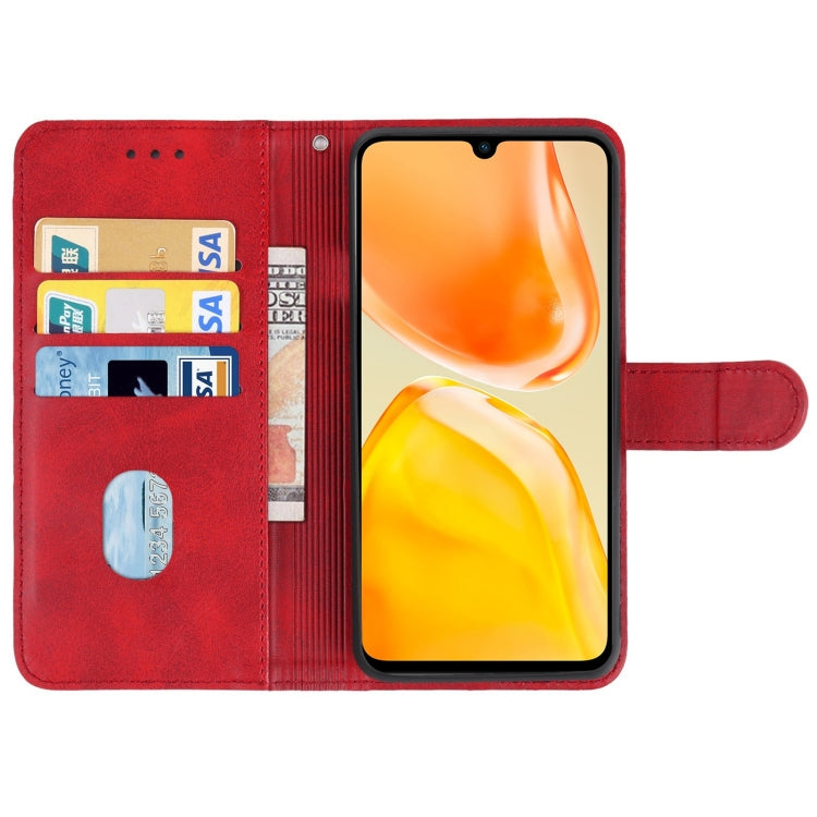 For vivo X80 Lite/V25 5G Leather Phone Case(Red) - vivo Cases by PMC Jewellery | Online Shopping South Africa | PMC Jewellery | Buy Now Pay Later Mobicred