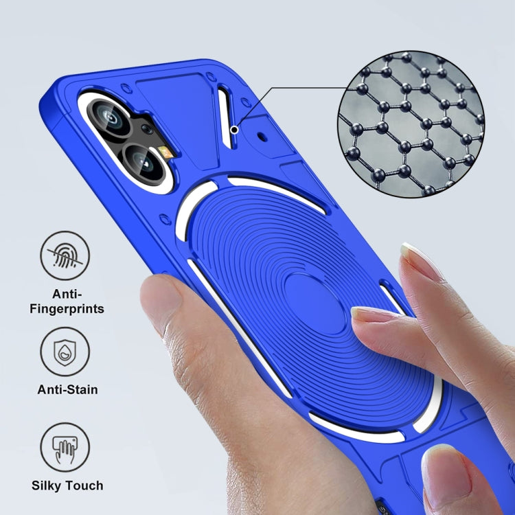 For Nothing Phone 1 GKK Three Stage Splicing Full Coverage PC Phone Case(Blue) - More Brand by GKK | Online Shopping South Africa | PMC Jewellery