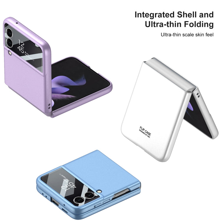 For Samsung Galaxy Z Flip4 GKK Integrated Ultra-thin Full Coverage Phone Case(Purple) - Galaxy Z Flip4 5G Cases by GKK | Online Shopping South Africa | PMC Jewellery