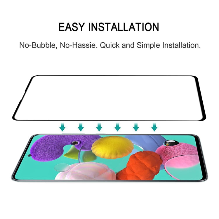 For Galaxy A51 9H Surface Hardness 2.5D Full Glue Full Screen Tempered Glass Film - free shipping - PMC TechLife - Order now!
