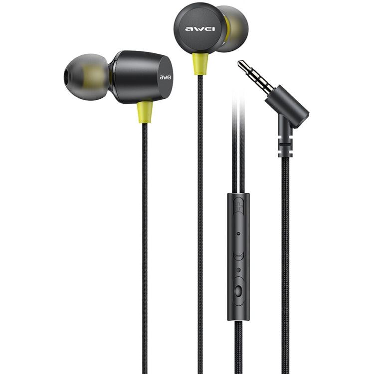 awei L5 1.2m Mini Stereo In-ear Earphones - In Ear Wired Earphone by awei | Online Shopping South Africa | PMC Jewellery