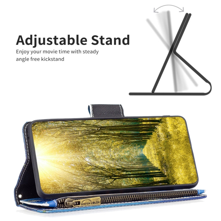 For Samsung Galaxy A14 5G Colored Drawing Pattern Zipper Leather Phone Case(Gold Butterfly) - free shipping - PMC TechLife - Order now!