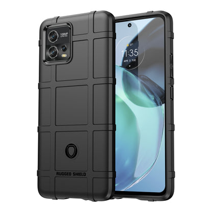 For Motorola Moto G72 Full Coverage Shockproof TPU Phone Case(Black) - Motorola Cases by PMC Jewellery | Online Shopping South Africa | PMC Jewellery