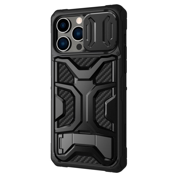 For iPhone 14 Pro Max NILLKIN Sliding Camera Cover Design TPU + PC Magnetic Phone Case(Black) - iPhone 14 Pro Max Cases by NILLKIN | Online Shopping South Africa | PMC Jewellery | Buy Now Pay Later Mobicred