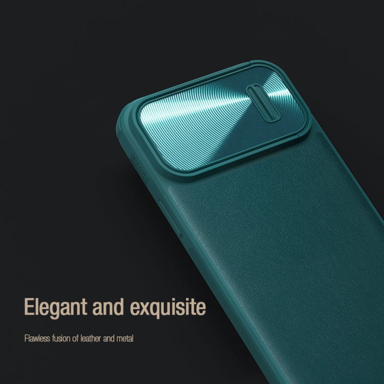 For iPhone 14 Pro NILLKIN PC + TPU Magnetic Phone Case(Green) - iPhone 14 Pro Cases by NILLKIN | Online Shopping South Africa | PMC Jewellery