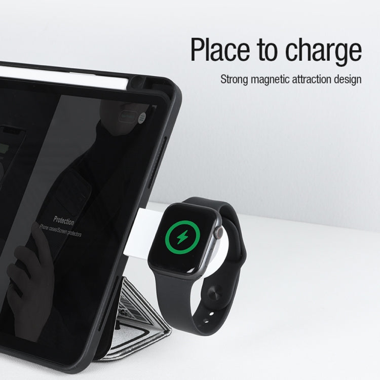 For Apple Watch 1/2/3/4/5/6/7/SE NILLKIN NKT-17 Portable Magnetic Wireless Charger - Charger / Holder by NILLKIN | Online Shopping South Africa | PMC Jewellery | Buy Now Pay Later Mobicred