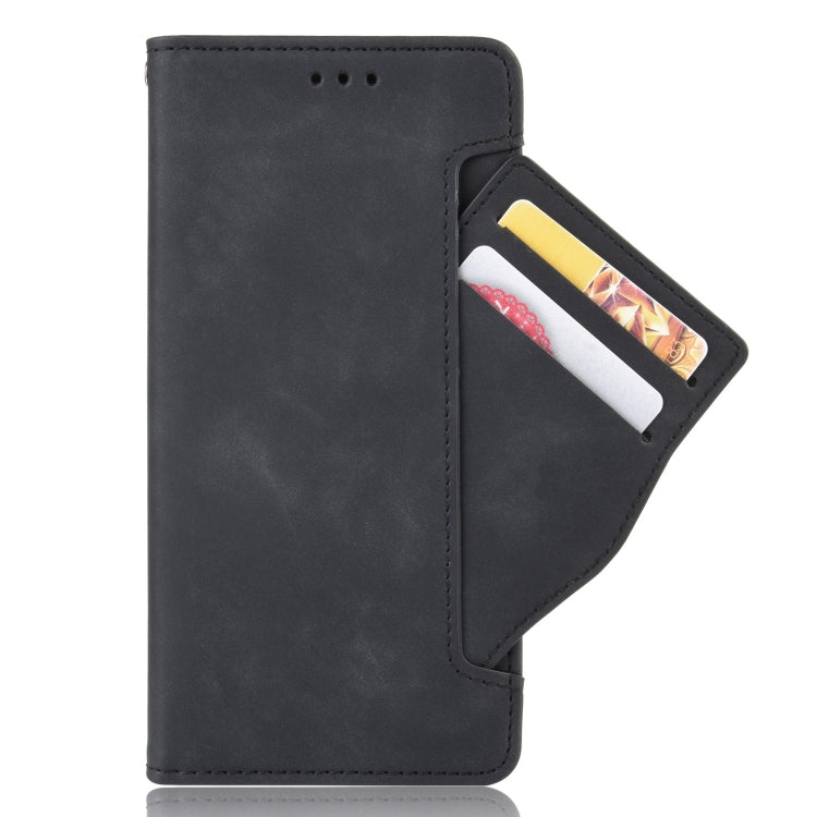 For iPhone 14 Pro Skin Feel Calf Texture Card Slots Leather Phone Case(Black) - iPhone 14 Pro Cases by PMC TechLife | Online Shopping South Africa | PMC TechLife | Buy Now Pay Later Mobicred